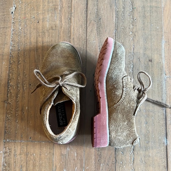 Sperry tevin suede medium brown Oxford shoes - Picture 1 of 9